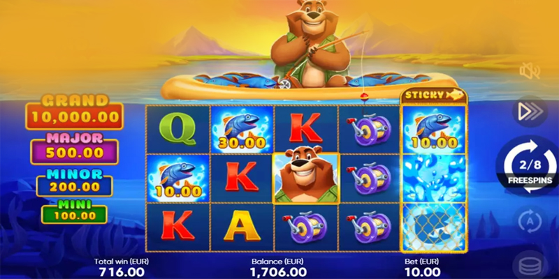 เกมสล็อต Fishin Bear-"Fishin Bear slot game"